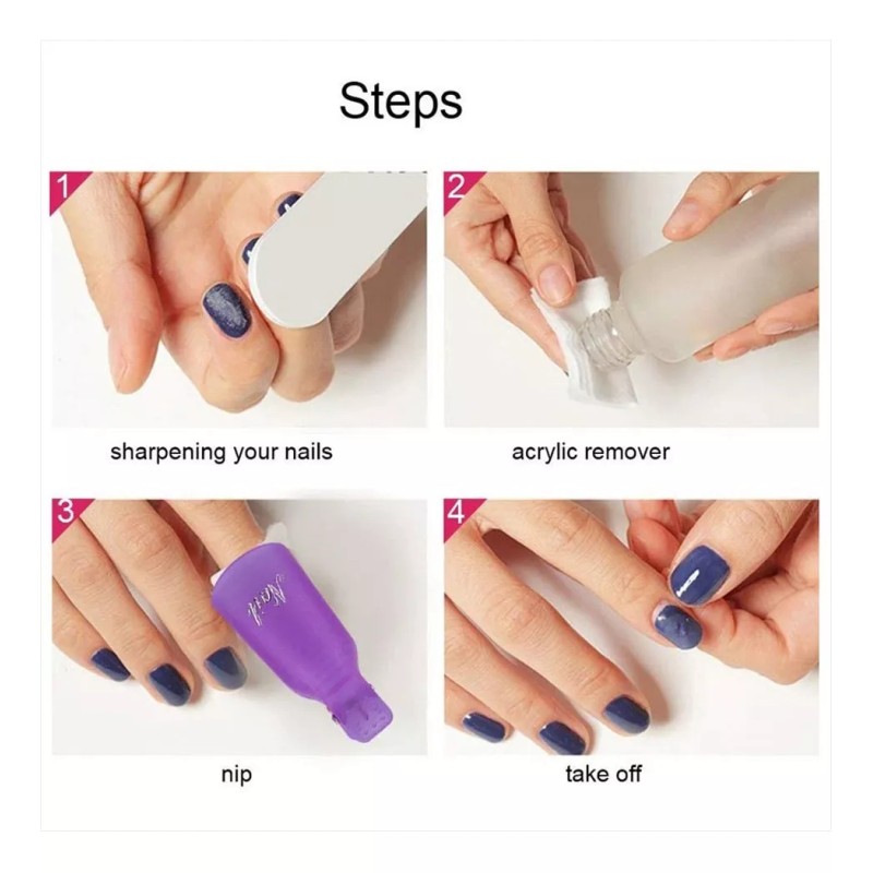 KH Paquete De Toallas Gasas Para Uñas Manicure Gelish