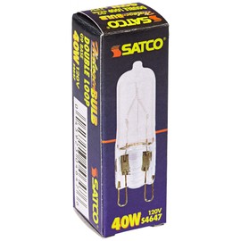 Satco 40 Watt G9 120 Volt Frosted Halogen Light Bulb