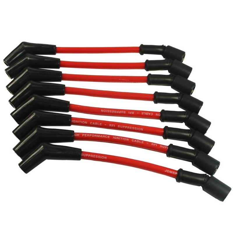 NC 10mm High Performance Racing Spark Plug Wires Set 10mm