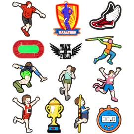 Track and Field Decoration Charms Sports Charm for Boys Kids Teens Man Gifts