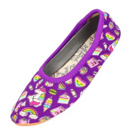 Beck Girls Candy Gymnastics Shoes, purple