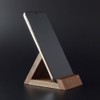 Black Walnut Triangle Wooden Smartphone Stand