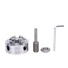 FTVOGUE Lathe de Chuck Set Auto -Centrado 4 Jaw Wood