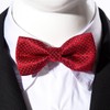 DonDon Elegant Children's Bow Tie with Adjustable Length, 9 x