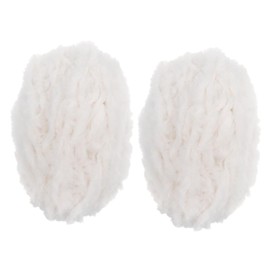 COHEALI 2pcs Chunky Eyelash Yarn Super Fluffy Faux Fur Yarn for Crochet Knitting Random Colors Handmade Scarves Hats and Blankets Anti-Pilling Design