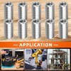 YEOVIBL Pack of 10 Thread Insert M8 to M6, 15