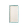 Tranquillo Rectangular Bathroom Tray Hand Printed Ceramic Oriental 23 x