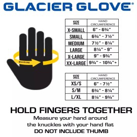 Glacier Glove Wiring Fishing Gloves - Black/Blue/Gra