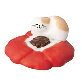 Deco Corporation Flower Nyanko Chopsticks Rest Anemone Size: Approx. W4 D4 H1.8 MG-38681