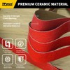 2x42 Inch Ceramic Sanding Belts (40/60/80/120 Grits) – High-Performance Sander