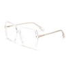 BAODAREN Blue Light Blocking Glasses Oversized Square Frame Women/Men Anti