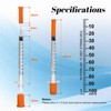 15 Pack 1ml Plastic Syringes Measuring Tools,30G 8mm Multipurpose Precision