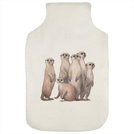 'Mob of Meerkats' Hot Water Bottle Cover (HW00010721)
