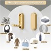 Folding Wall Hooks 2 PCS, Space-Saving Foldable Coat Towel Hooks,