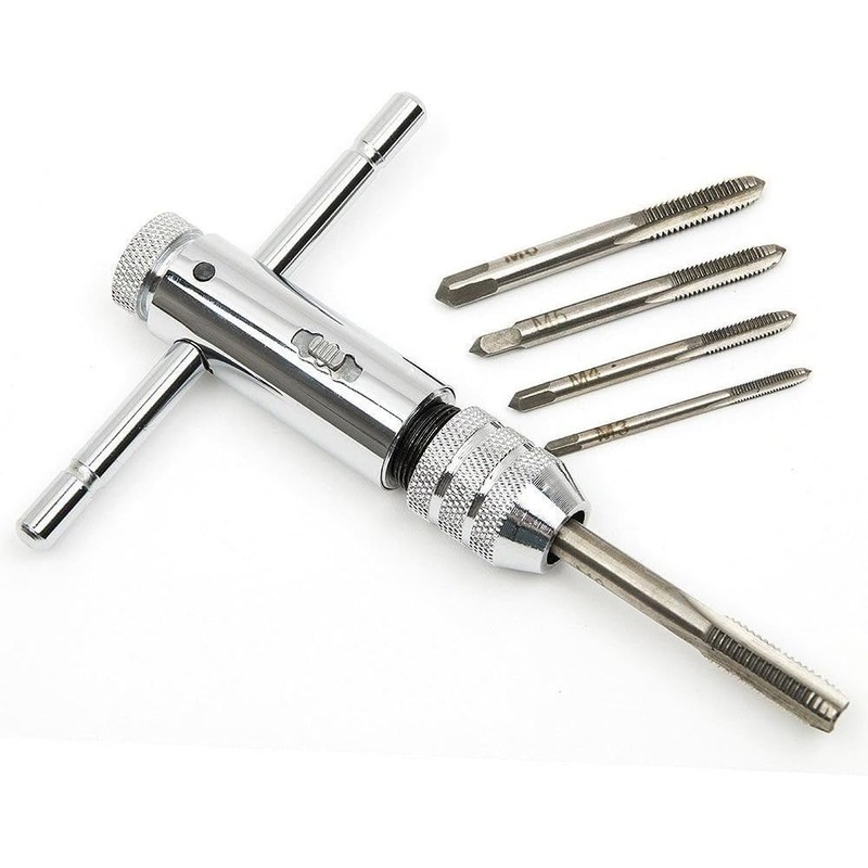 LEAUNGYOO Tap Handle, Screw Tap, Ratchet, Tap Holder, T-shaped Handle,