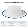 BASSDASH UPF 50+ Patterned Under Brim Foldable Lightweight Bucket Sun