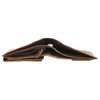 Greenburry Vintage Cafe-Racer RFID Leather Wallet 9.5 cm, brown, coin