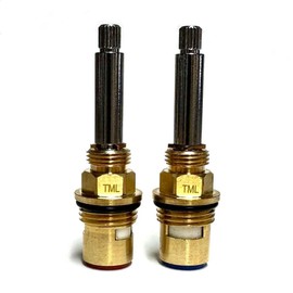 Replacement Pair of Chrome Tap Cartridges for Heritage Dawlish Stratford Basin 19MC090L30.04 19MC090R56.04
