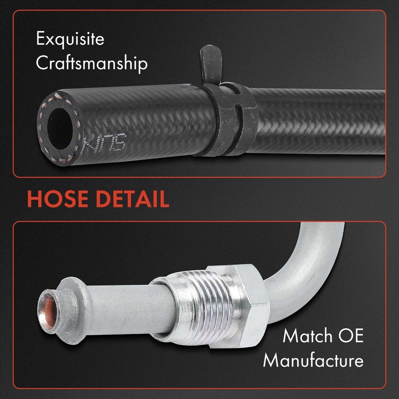 A-Premium Power Steering Pressure & Return Hoses Line Assembly Compatible