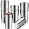 Meanplan 50 Pcs 8.8 Oz Stainless Steel Cups Bulk Small