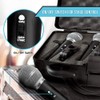 Pyle 3 Piece Professional Dynamic Microphone Kit Cardioid Unidirectional Vocal