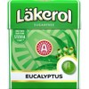 4 Boxes x 25g of Läkerol Eucalyptus - Original -