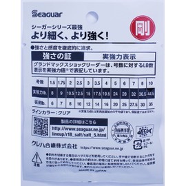Kureha Seaguar Grand Max Shock Leader, 98.4 ft (30 m), 15 lb No. 3