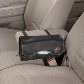 Bonform Fancy Classy Mickey Tissue Cover, Size: 9.8 x 4.9 x 3.0 inches (250 x 125 x 75 mm), Color: Black 7244-05BK