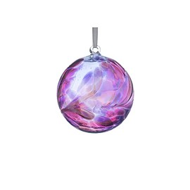 Sienna Glass BB10FEB February Birthstone Friendship Ball, Amethyst