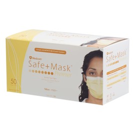 Medicom Japan Value Mask Safe Mask Premier Yellow 50 Sheets
