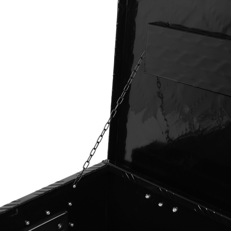 30 inch Aluminum Truck Bed Storage Tool Box Black for