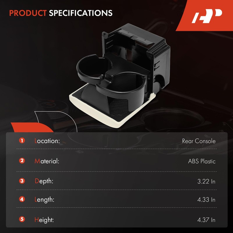 A-Premium Cup Holder Compatible with Subaru Outback 2005-2009, Legacy 2005-2009,