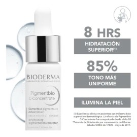 Bioderma Pigmentbio C-Concentrate Sérum con Vitamina C, Uso Día y Noche, 15 ml
