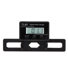 YO-HAPPY Pitch Gauge, TL90 Digital Pitch Gauge LCD Backlight Display Blades Angle Measurement Tool