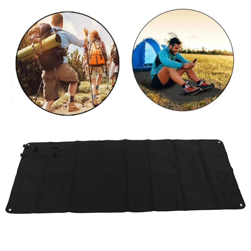 Beach Mat Portable Waterproof 900D Nylon Fabric Metal Holes Soft