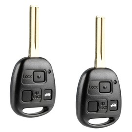 Key Fob fits 1997-2005 ES300 GS300 GS400 GS430 IS300 LS400 Keyless Entry Remote (HYQ1512V), Set of 2