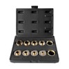 O'SKOOL 10 pcs Brass Router Template Bushing Guides Sets Fit
