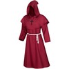 TOKYO REVENGERS Medieval Renaissance Monk Friar Priest Wizard Cloak Hooded