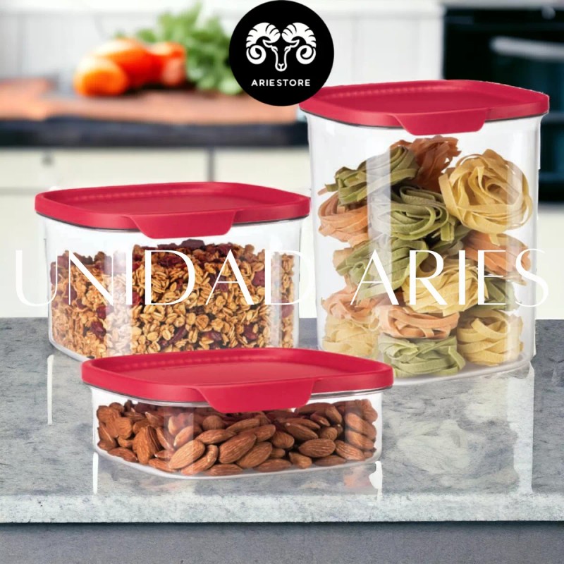 Tupperware Set Recipientes Herméticos Alimentos Ultra Clear Tupperware
