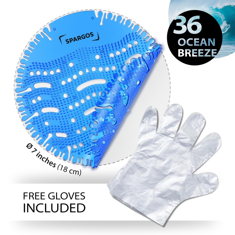 Urinal Screen Deodorizer (36 Pack) - Urinal Cakes Pads -