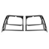 HECASA Pair Headlight Bezels Compatible with 1991-1996 Jeep Cherokee 1991-1992