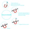 3 Sets Archery D Loop Compound Bow Metal D Loop