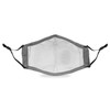 2 Pcs Face Mask Washable Reusable Grey Face Mask without