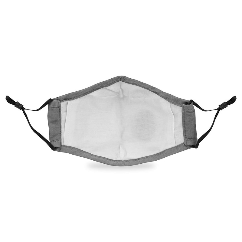 2 Pcs Face Mask Washable Reusable Grey Face Mask without