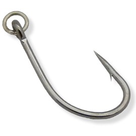 Owner's Flyliner Black Chrome Ringed Hook (Size 1, 41 Per Pack)