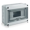 Zeawavsl Surface-Mounted Distribution Box, IP65 Fuse Box, Surface-Mounted, 1 Row