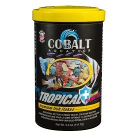 COBALT AQUATICS TROPICAL FLAKES PREMIUM FISH PROBIOTICS FOOD 5 OUNCE