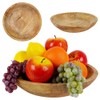 Vilde Wooden Fruit Bowl Serving Bowl 30 x 6.5 cm
