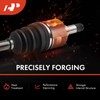 A-Premium Pair (2) Front CV Axle Shaft Assembly Compatible with