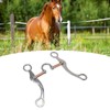 Horse Snaffle Bit Stainless Steel Rose Gold Plated Horse Gag